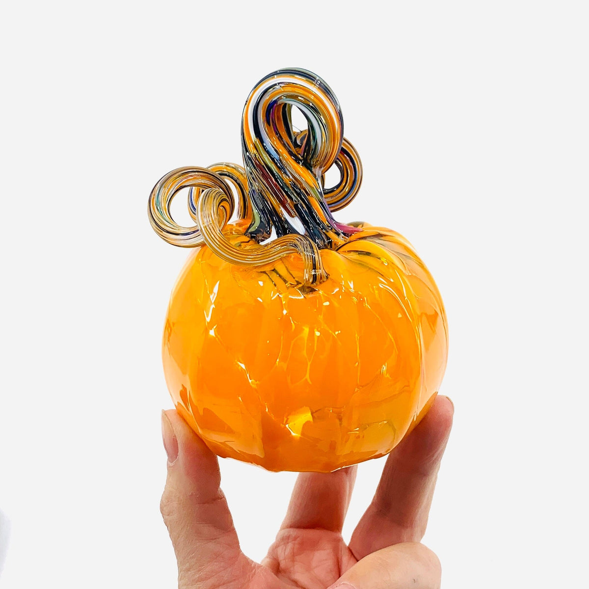 Daily Pumpkin 1471 Mini Daily Pumpkin Luke Adams Glass Blowing Studio 