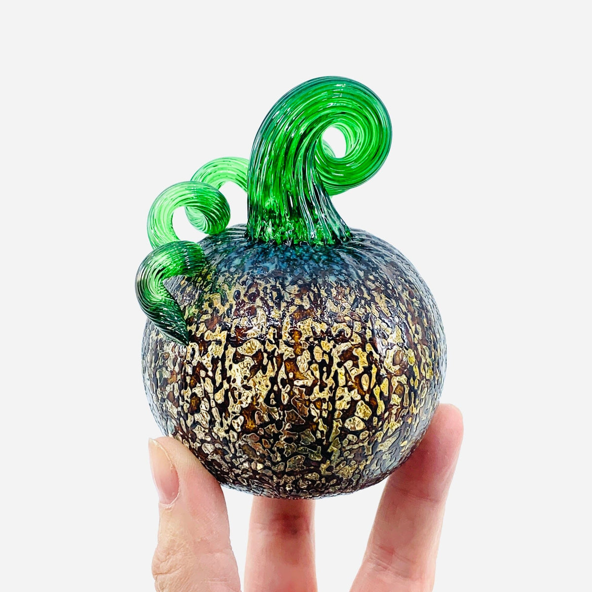 Daily Pumpkin 1474 Mini Daily Pumpkin Luke Adams Glass Blowing Studio 