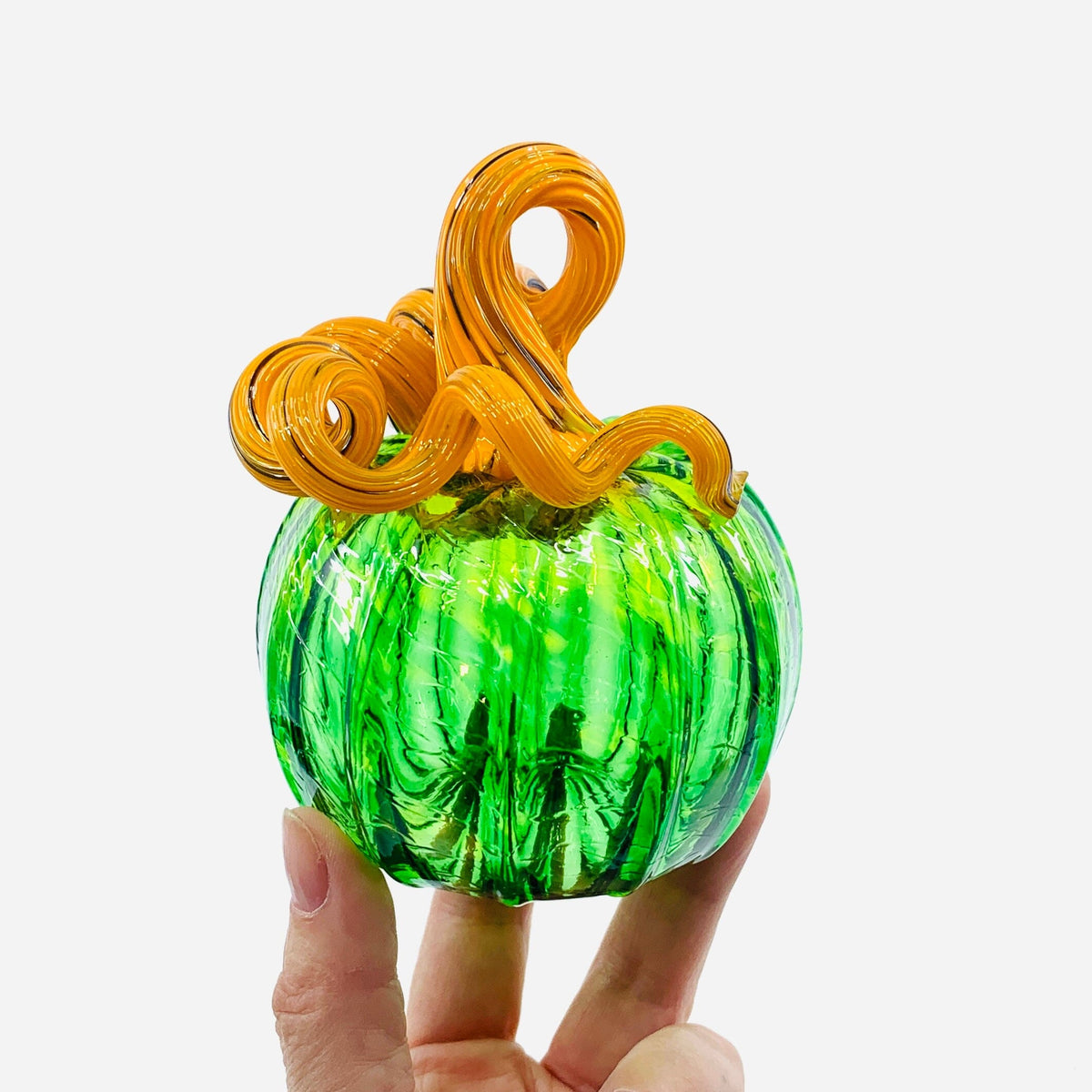 Daily Pumpkin 1486 Mini Daily Pumpkin Luke Adams Glass Blowing Studio 