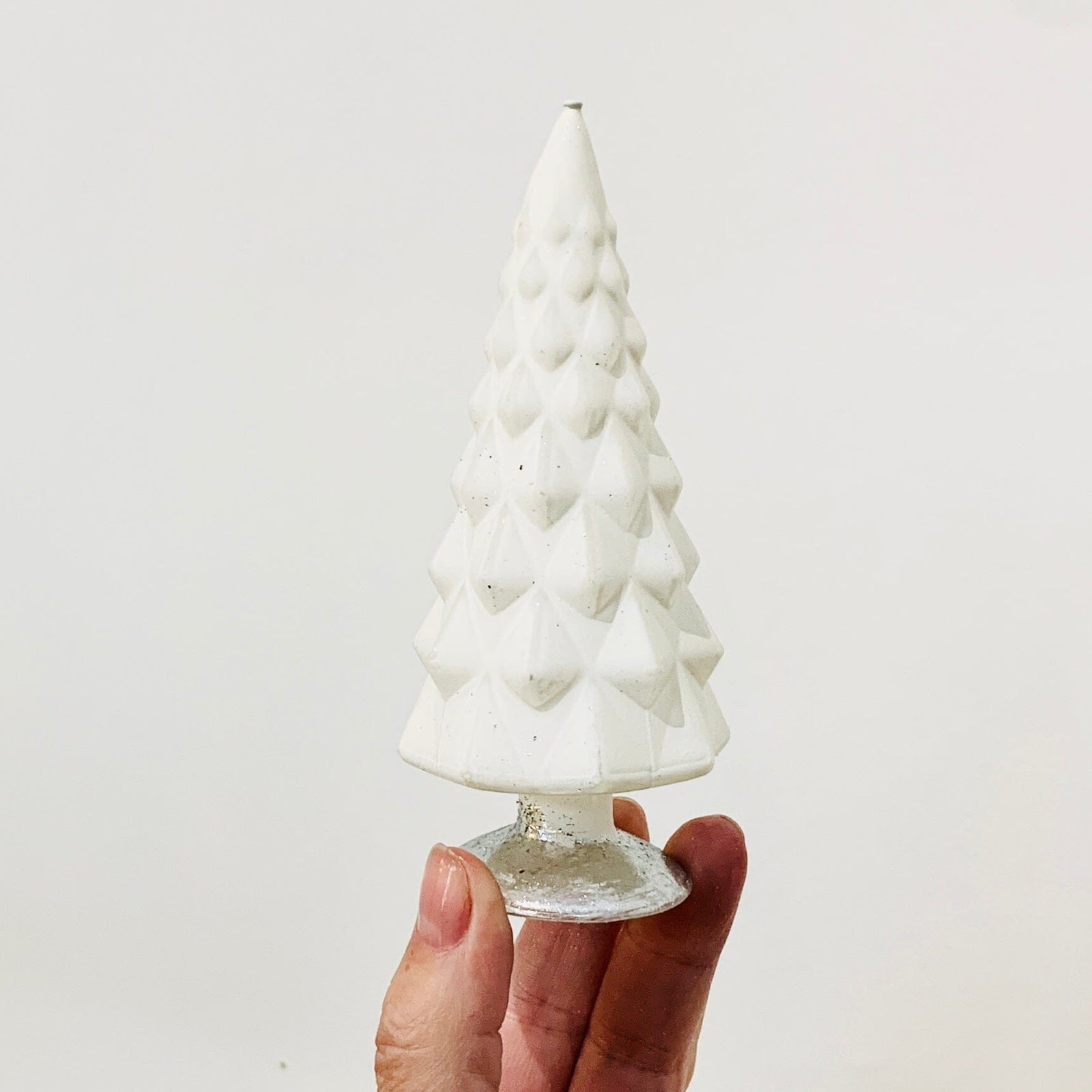Rainbow Hue Glass Trees, White Cody Foster & Co 
