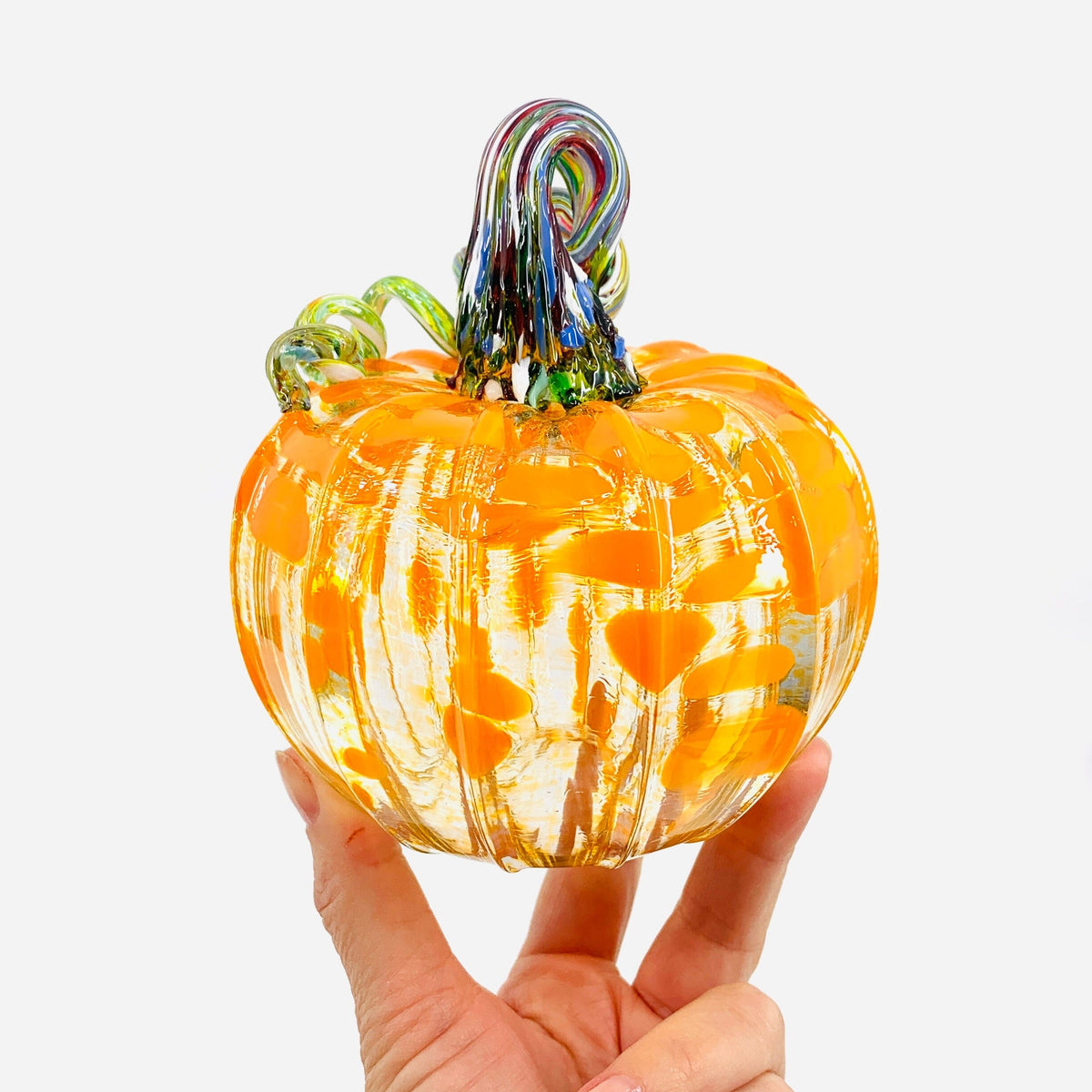 Daily Pumpkin 1538 Squat Daily Pumpkin Luke Adams Glass Blowing Studio 