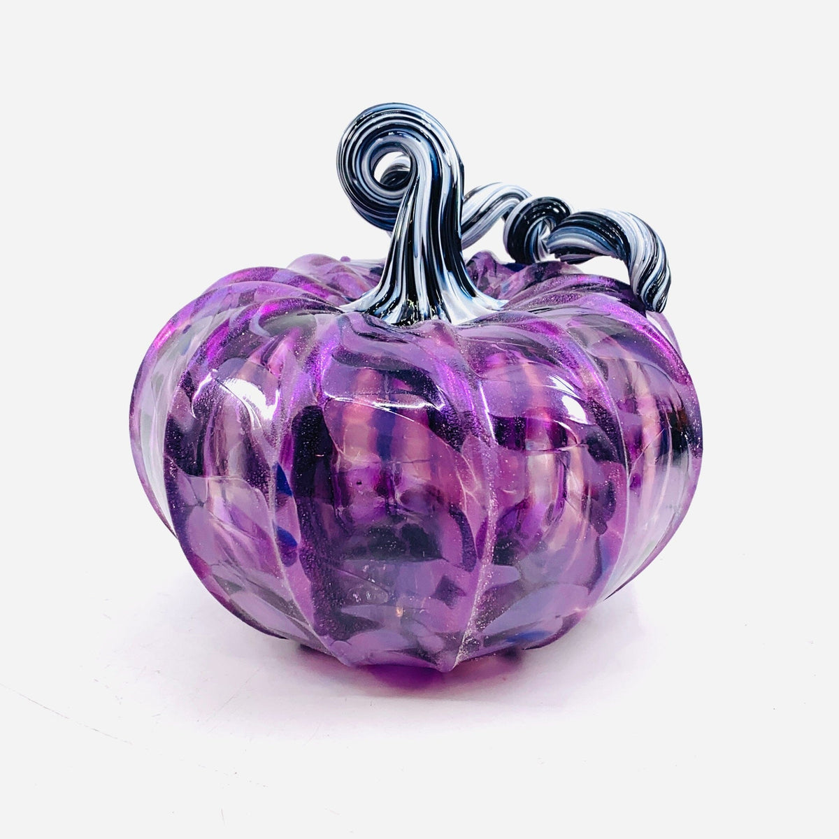 Daily Pumpkin 1553 Shimmer Squat Daily Pumpkin Luke Adams Glass Blowing Studio 