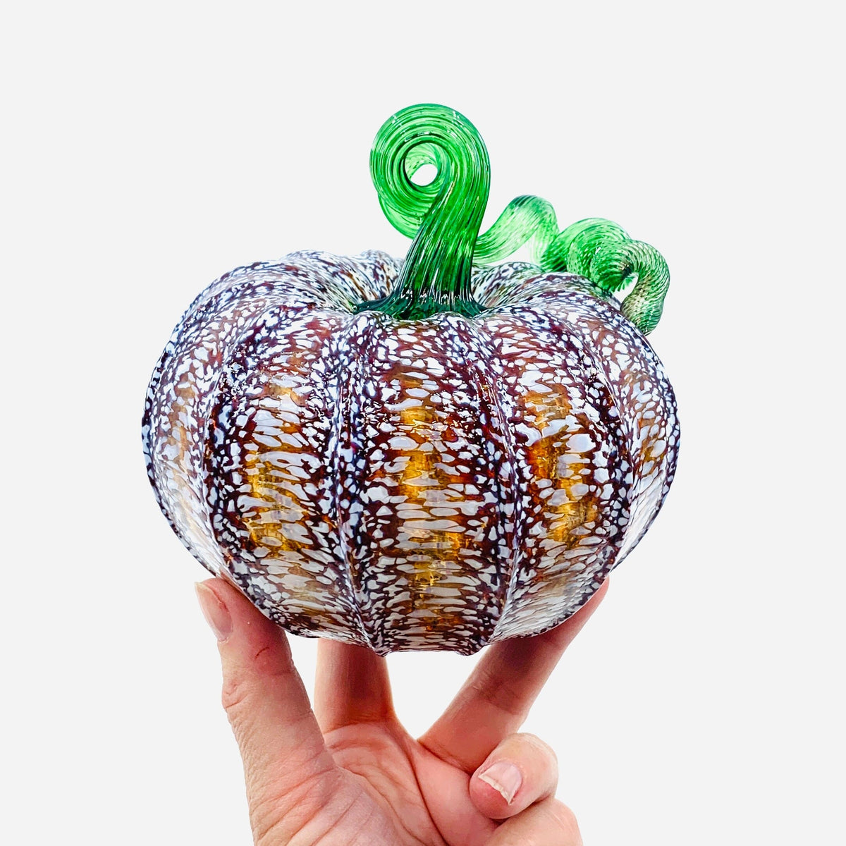 Daily Pumpkin 1556 Squat Daily Pumpkin Luke Adams Glass Blowing Studio 