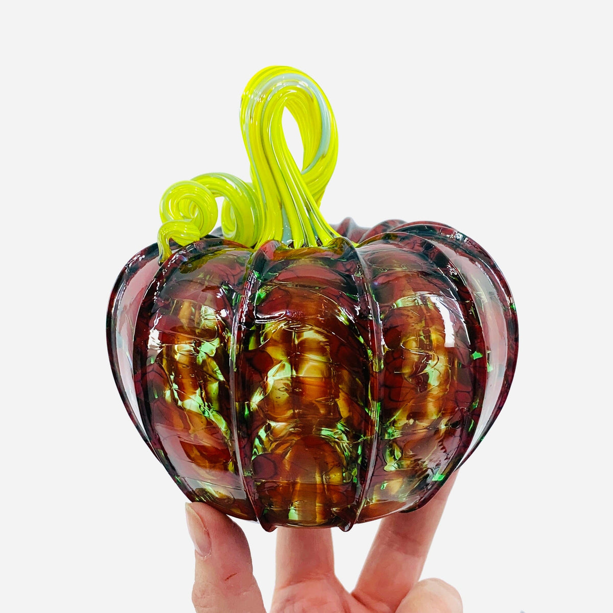 Daily Pumpkin 1562 Squat Daily Pumpkin Luke Adams Glass Blowing Studio 