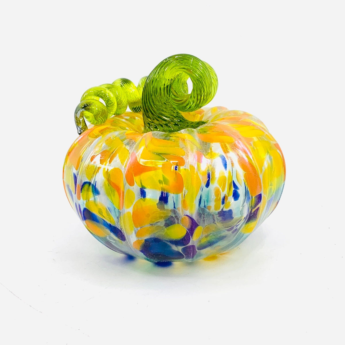 Daily Pumpkin 1568 Shimmer “Almost a Starry Night” Squat Daily Pumpkin Luke Adams Glass Blowing Studio 