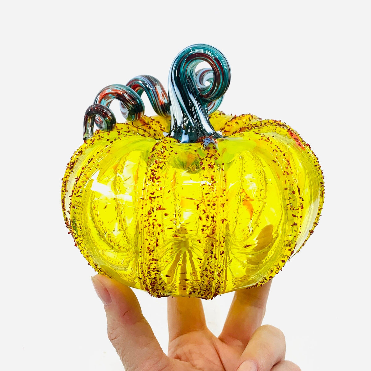 Daily Pumpkin 1571 Squat Daily Pumpkin Luke Adams Glass Blowing Studio 