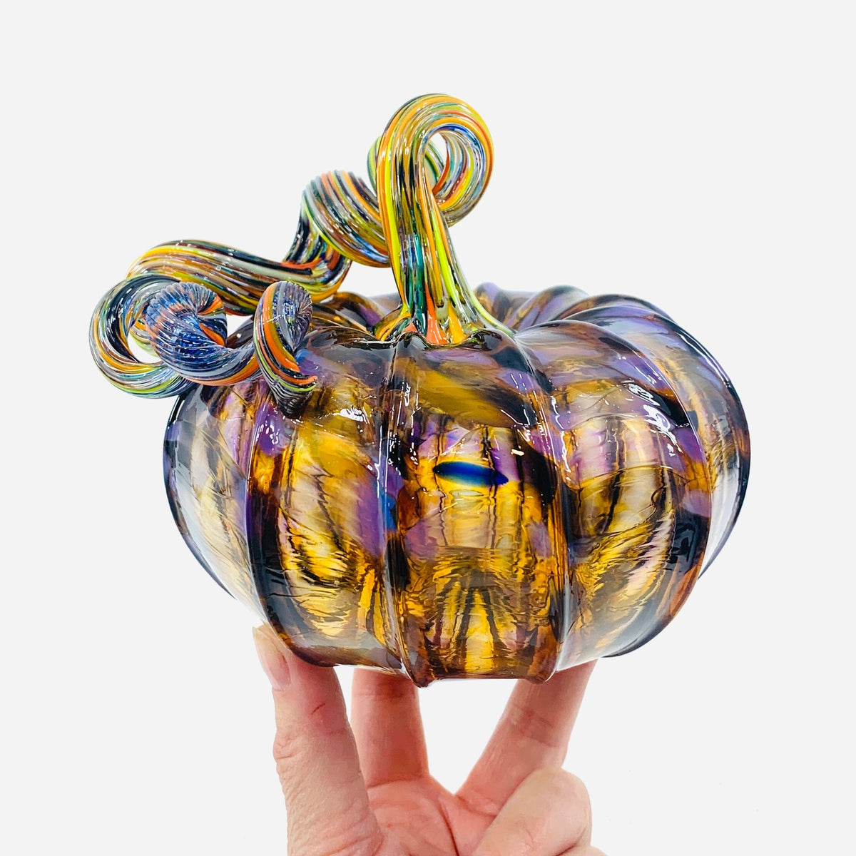 Daily Pumpkin 1577 Squat Daily Pumpkin Luke Adams Glass Blowing Studio 