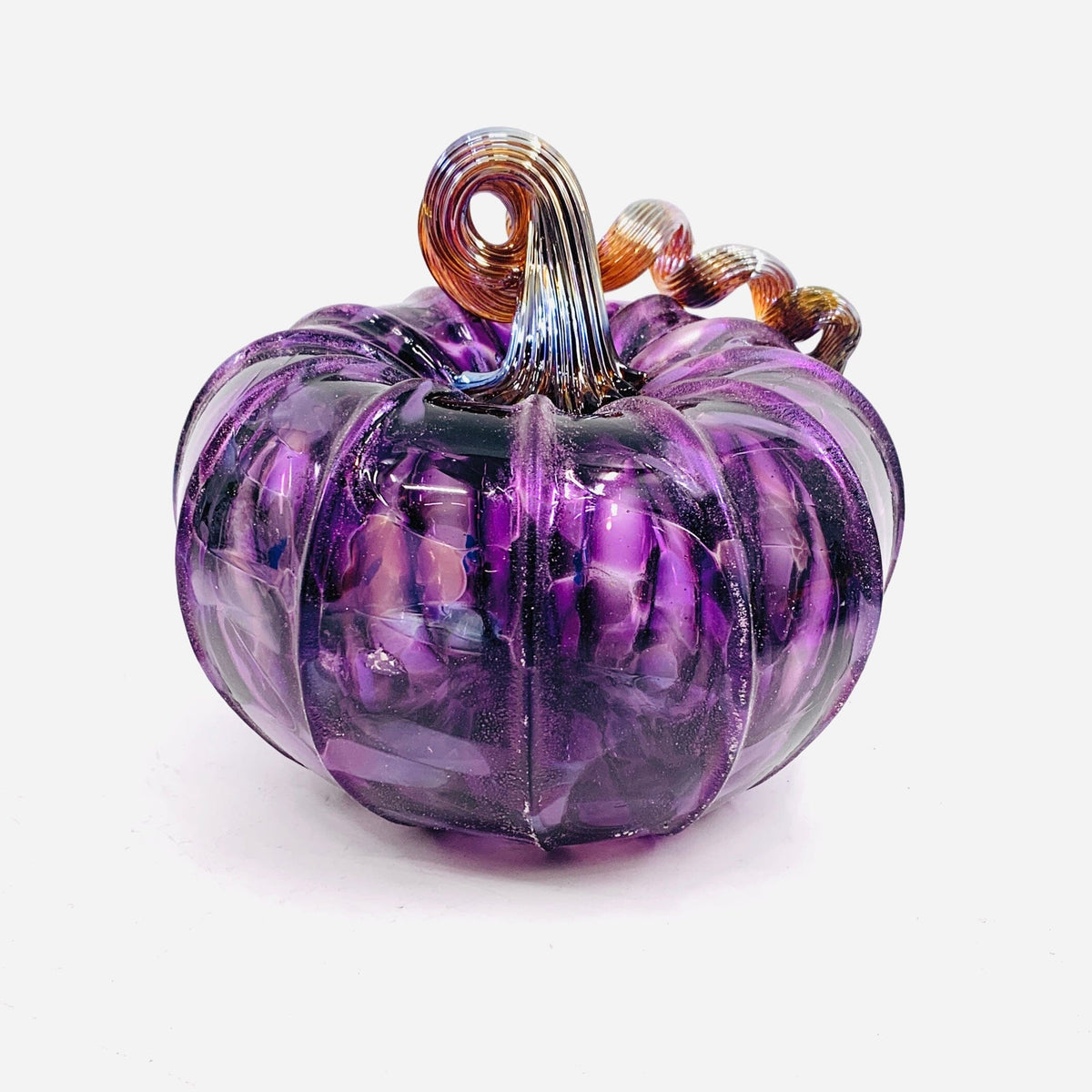 Daily Pumpkin 1581 Shimmer Squat Daily Pumpkin Luke Adams Glass Blowing Studio 