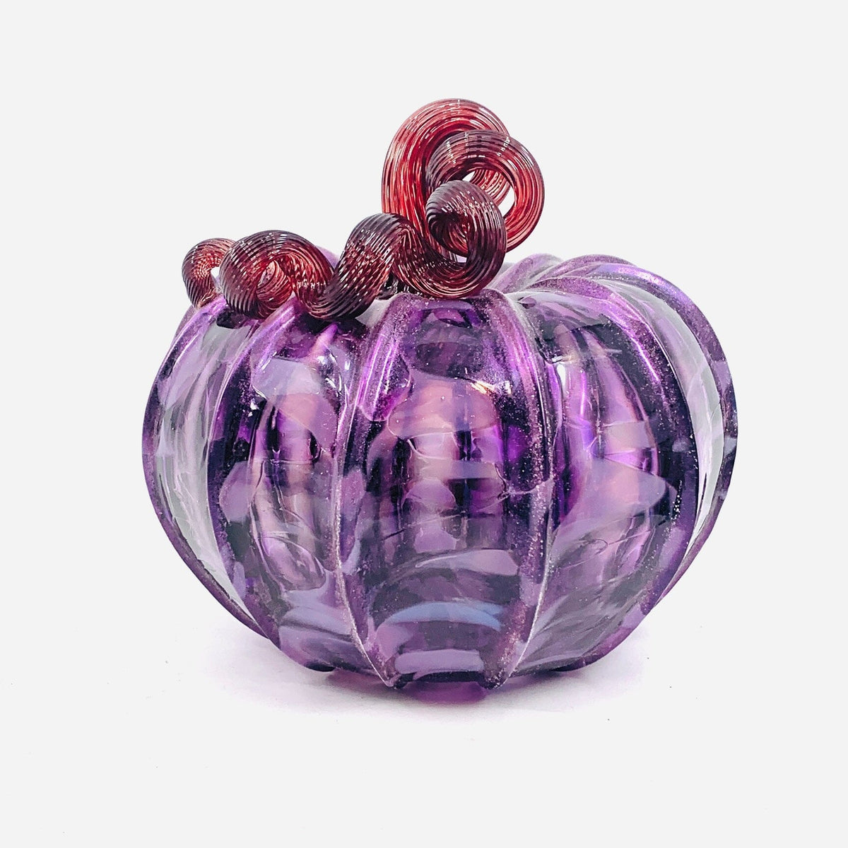 Daily Pumpkin 1591 Shimmer Squat Daily Pumpkin Luke Adams Glass Blowing Studio 