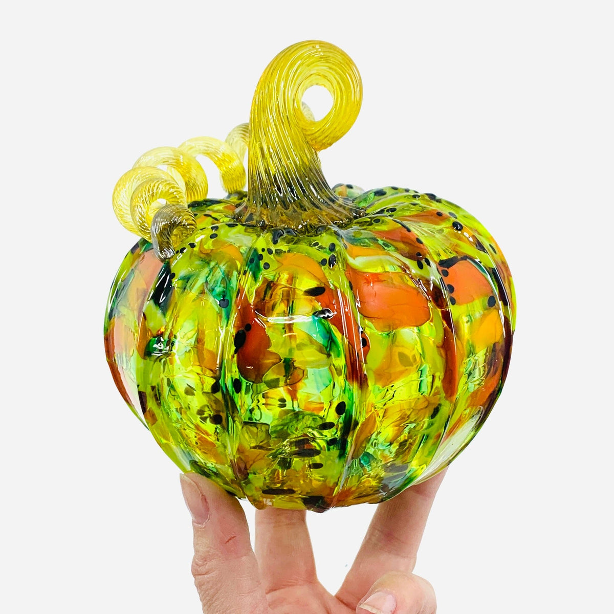 Daily Pumpkin 1603 Squat Daily Pumpkin Luke Adams Glass Blowing Studio 