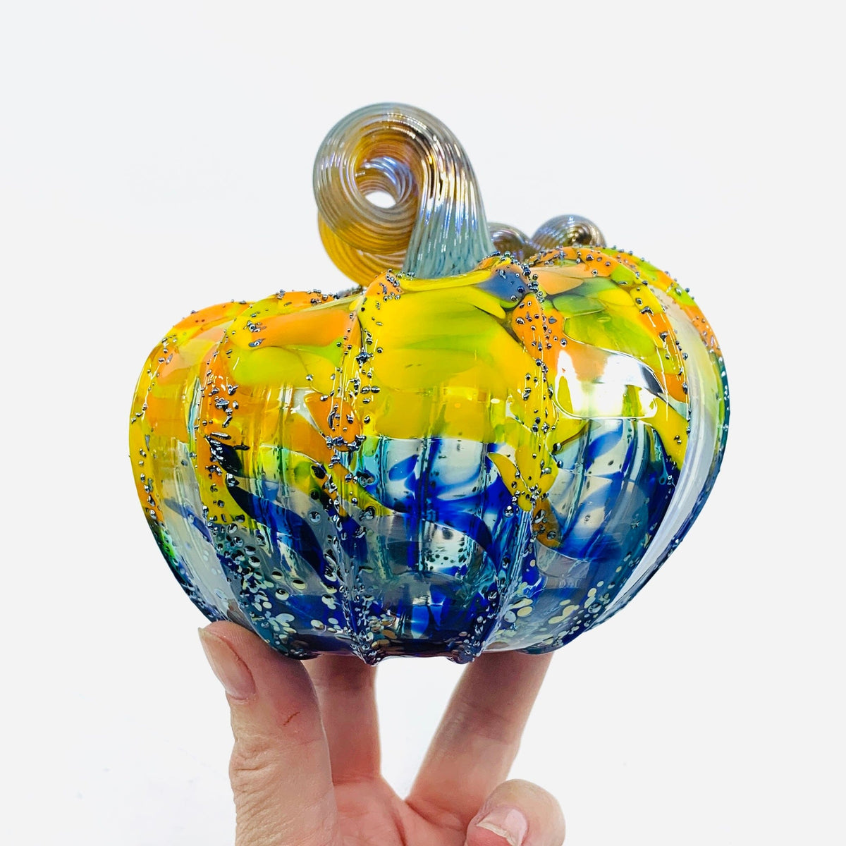 Daily Pumpkin 1611 Oops Squat Daily Pumpkin Luke Adams Glass Blowing Studio 