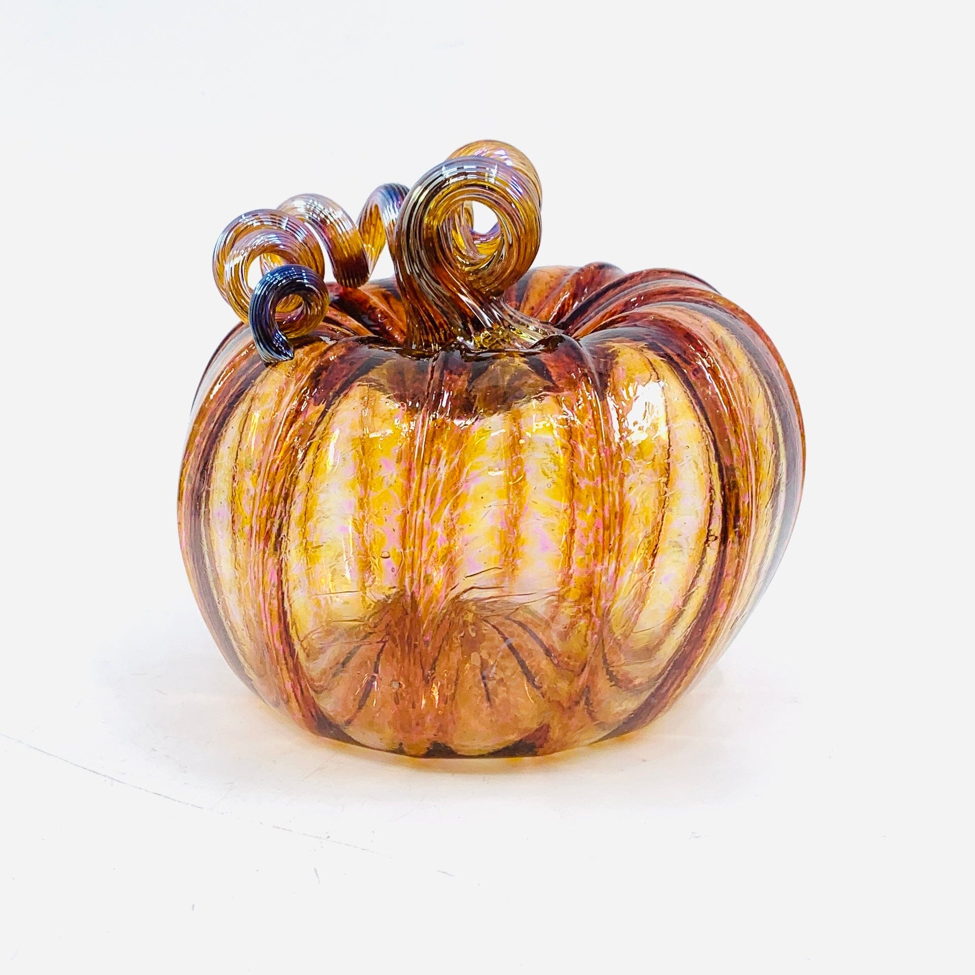 Daily Pumpkin 1616 Oops Squat - Luke Adams Glass Blowing Studio