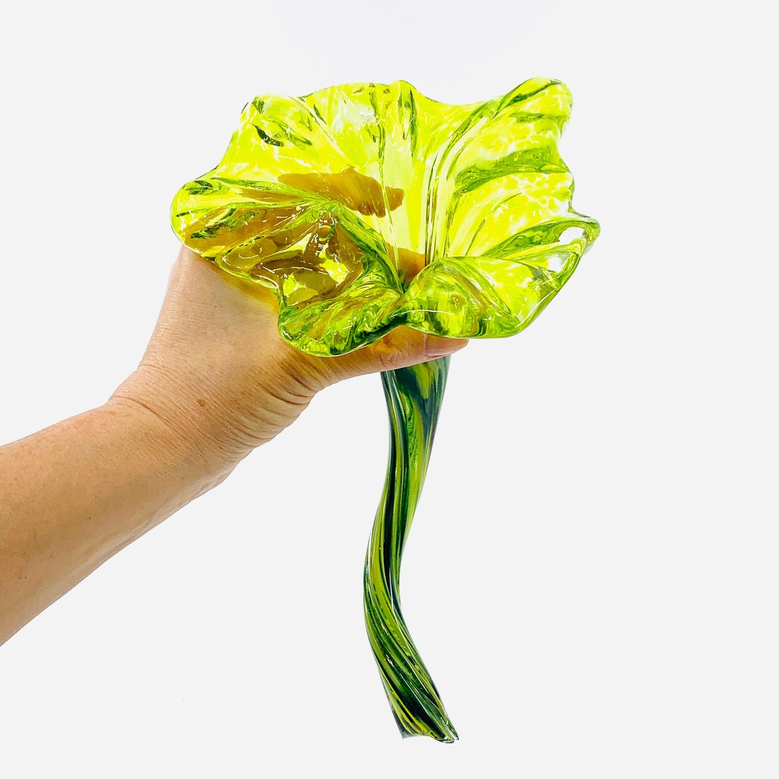 Pulled Glass Flower 89 Decor Luke Adams Glass Blowing Studio 
