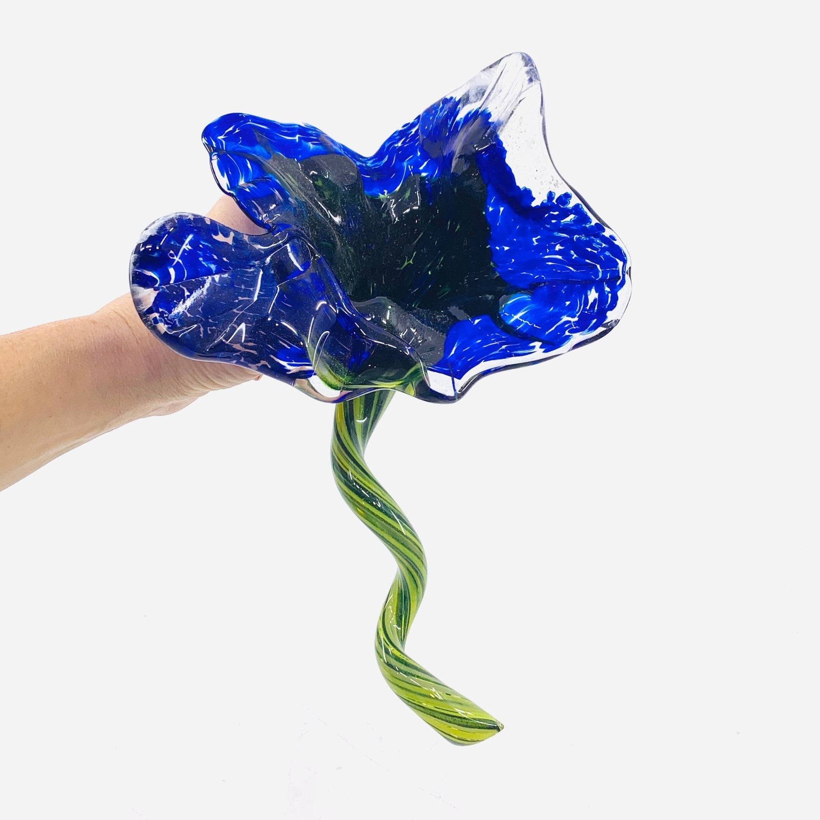 Pulled Glass Oops Flower 93 Decor Luke Adams Glass Blowing Studio 