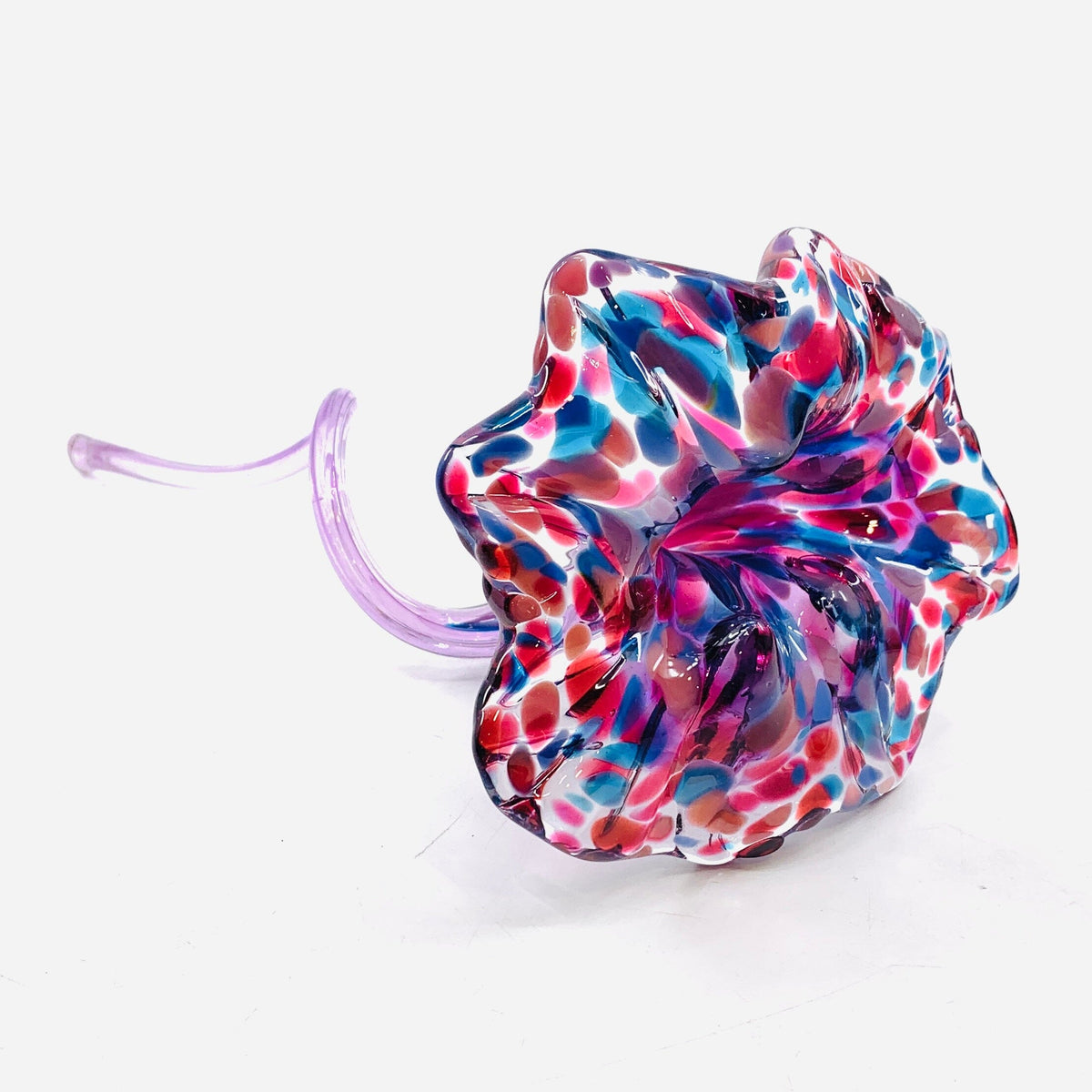 Pulled Glass Flower 96 Decor Luke Adams Glass Blowing Studio 