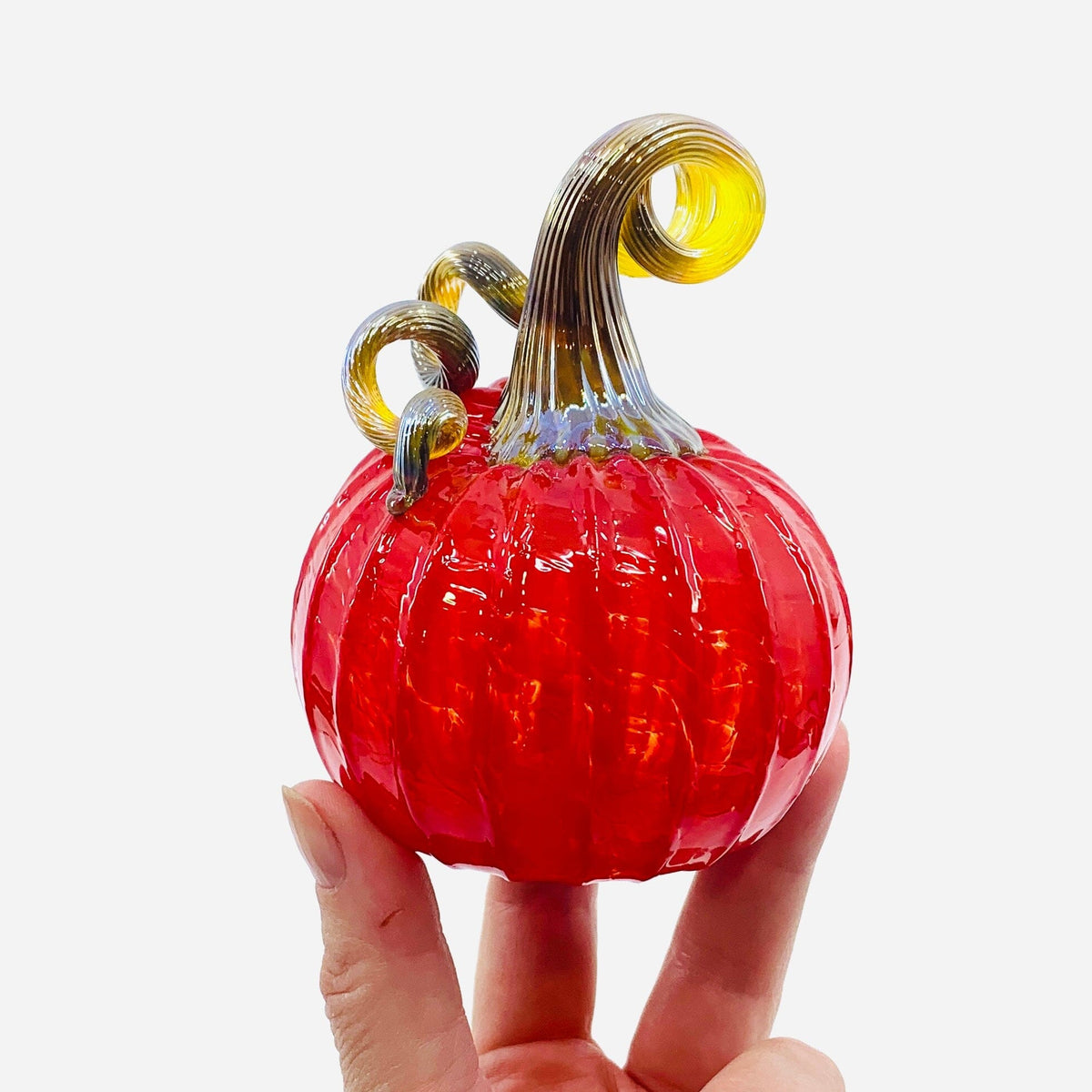 Daily Pumpkin 1626 Mini Daily Pumpkin Luke Adams Glass Blowing Studio 