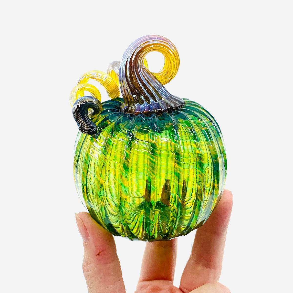 Daily Pumpkin 1634 Mini Daily Pumpkin Luke Adams Glass Blowing Studio 