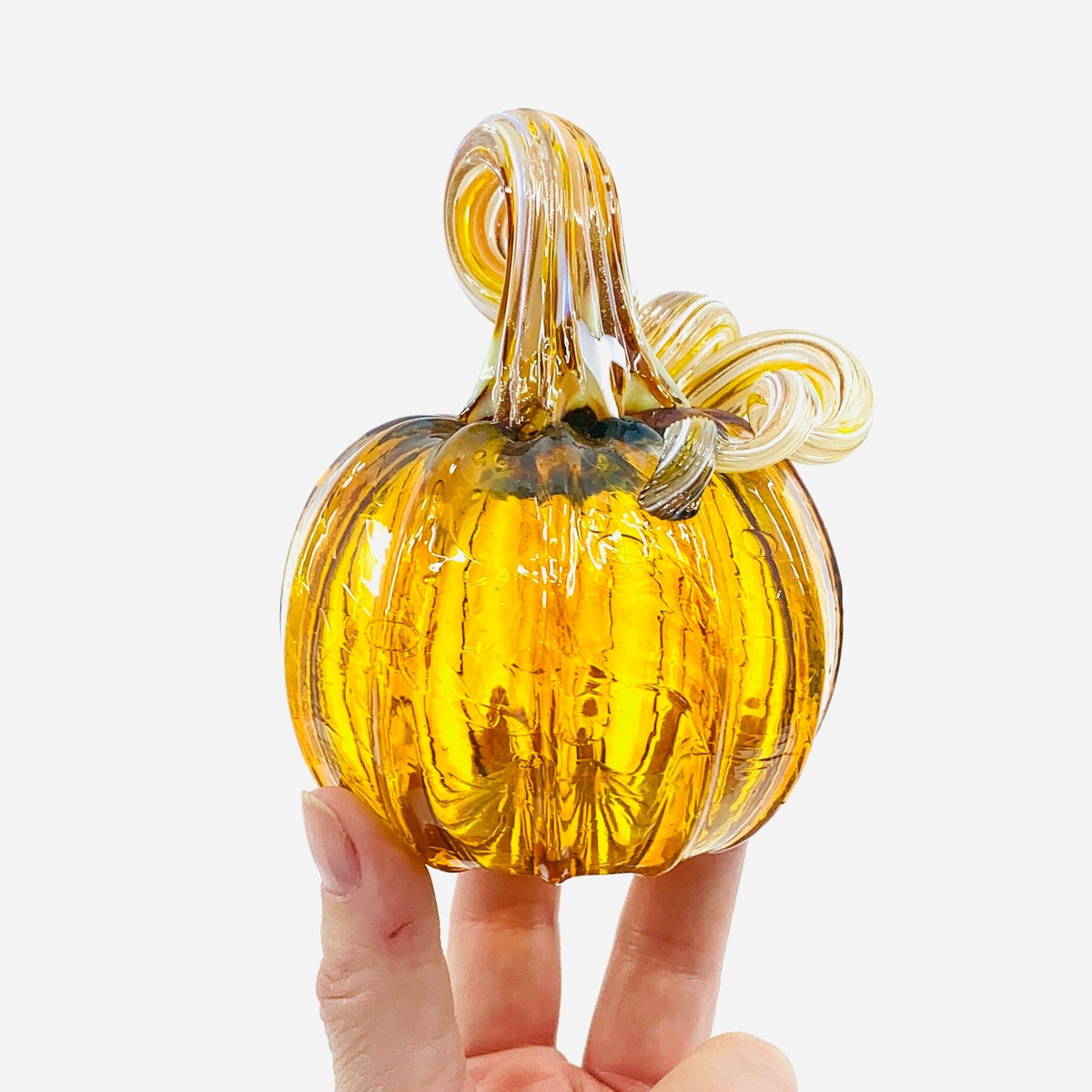 Daily Pumpkin 1643 Mini Daily Pumpkin Luke Adams Glass Blowing Studio 