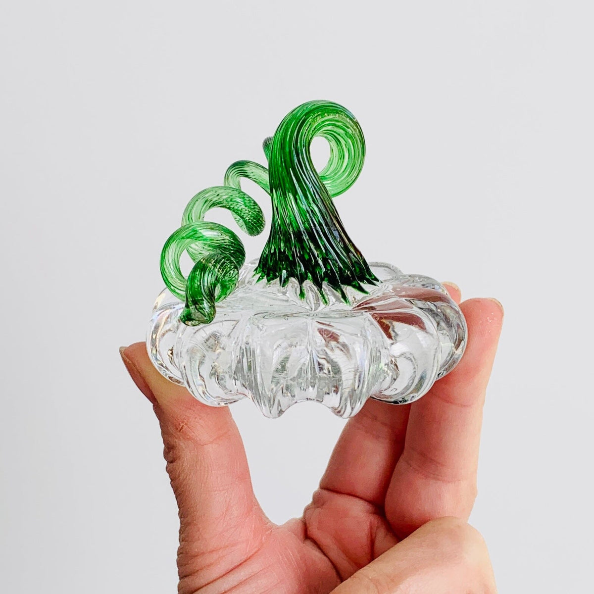 Daily Pumpkin 1650 Mini Paperweight Daily Pumpkin Luke Adams Glass Blowing Studio 