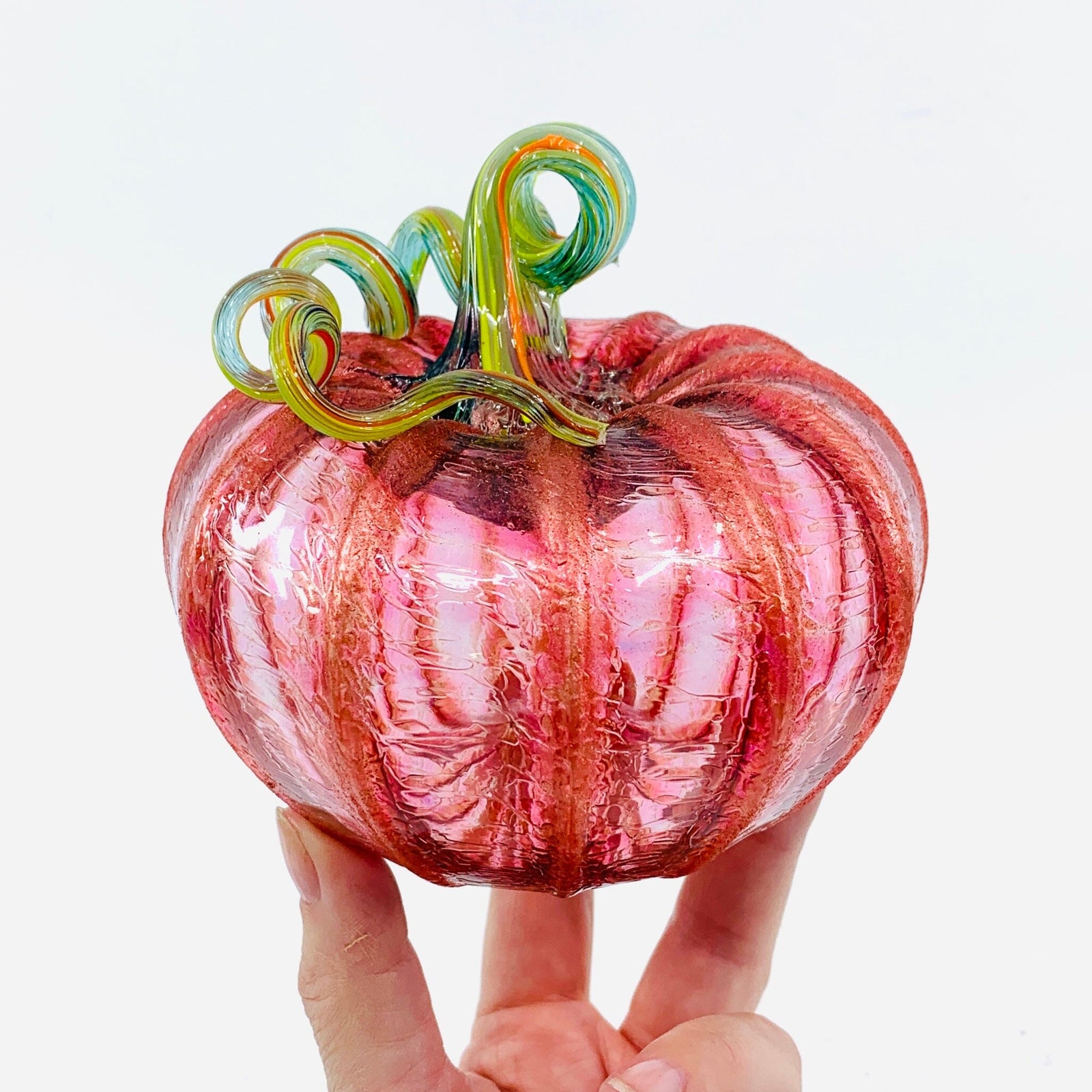 Daily Pumpkin 1657 Shimmer Squat Daily Pumpkin Luke Adams Glass Blowing Studio 