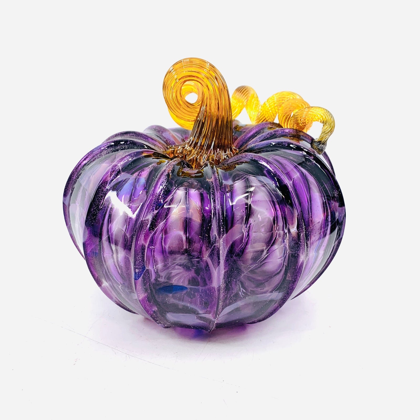 Daily Pumpkin 1658 Shimmer Squat Daily Pumpkin Luke Adams Glass Blowing Studio 