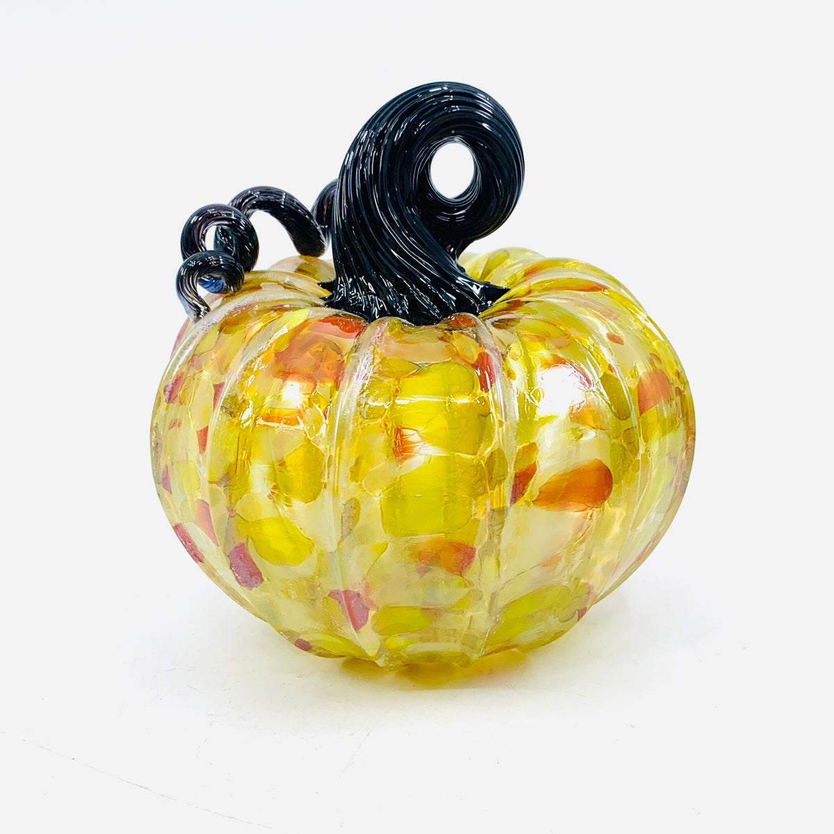 Daily Pumpkin 1663 Shimmer Squat Daily Pumpkin Luke Adams Glass Blowing Studio 