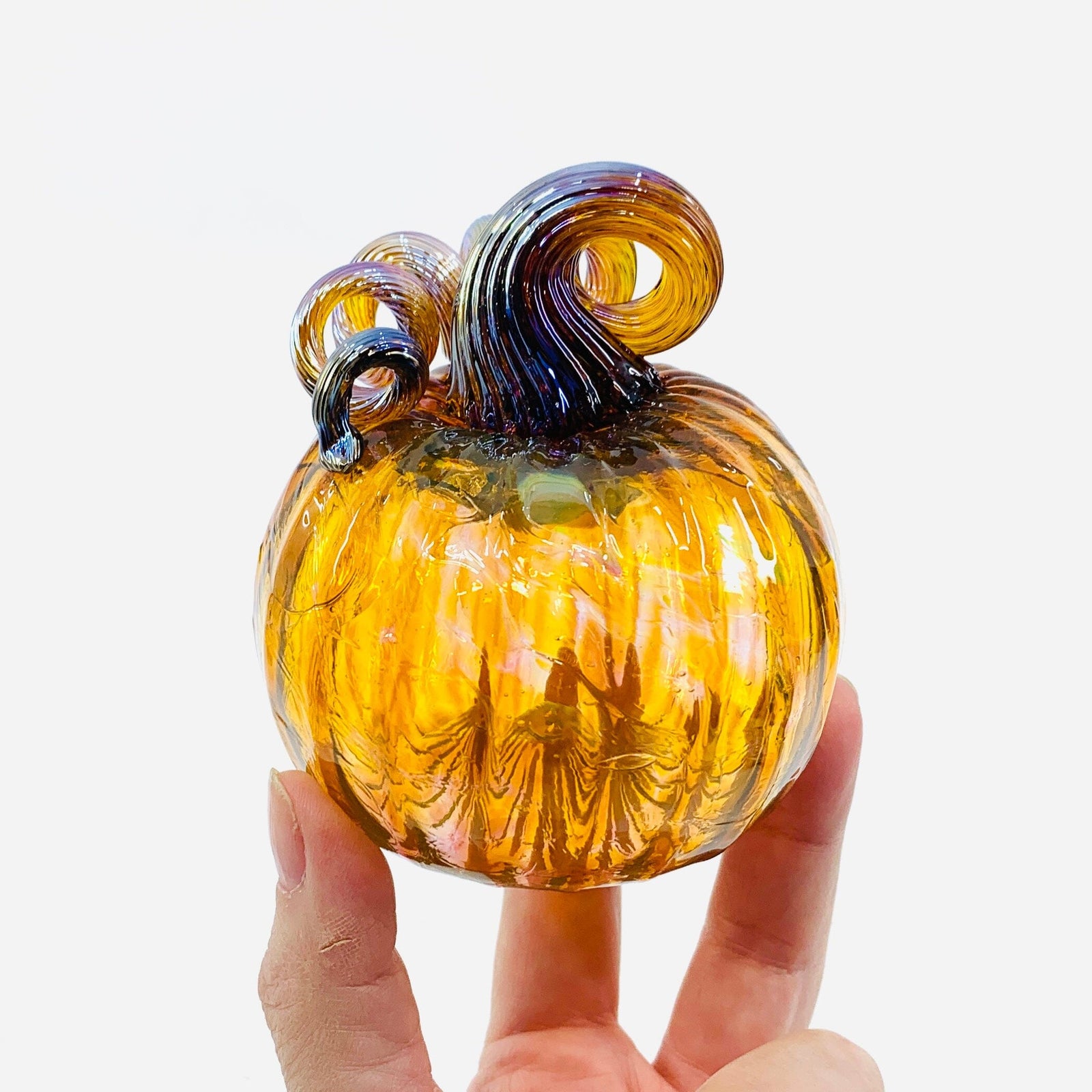 Daily Pumpkin 1673 Mini Daily Pumpkin Luke Adams Glass Blowing Studio 