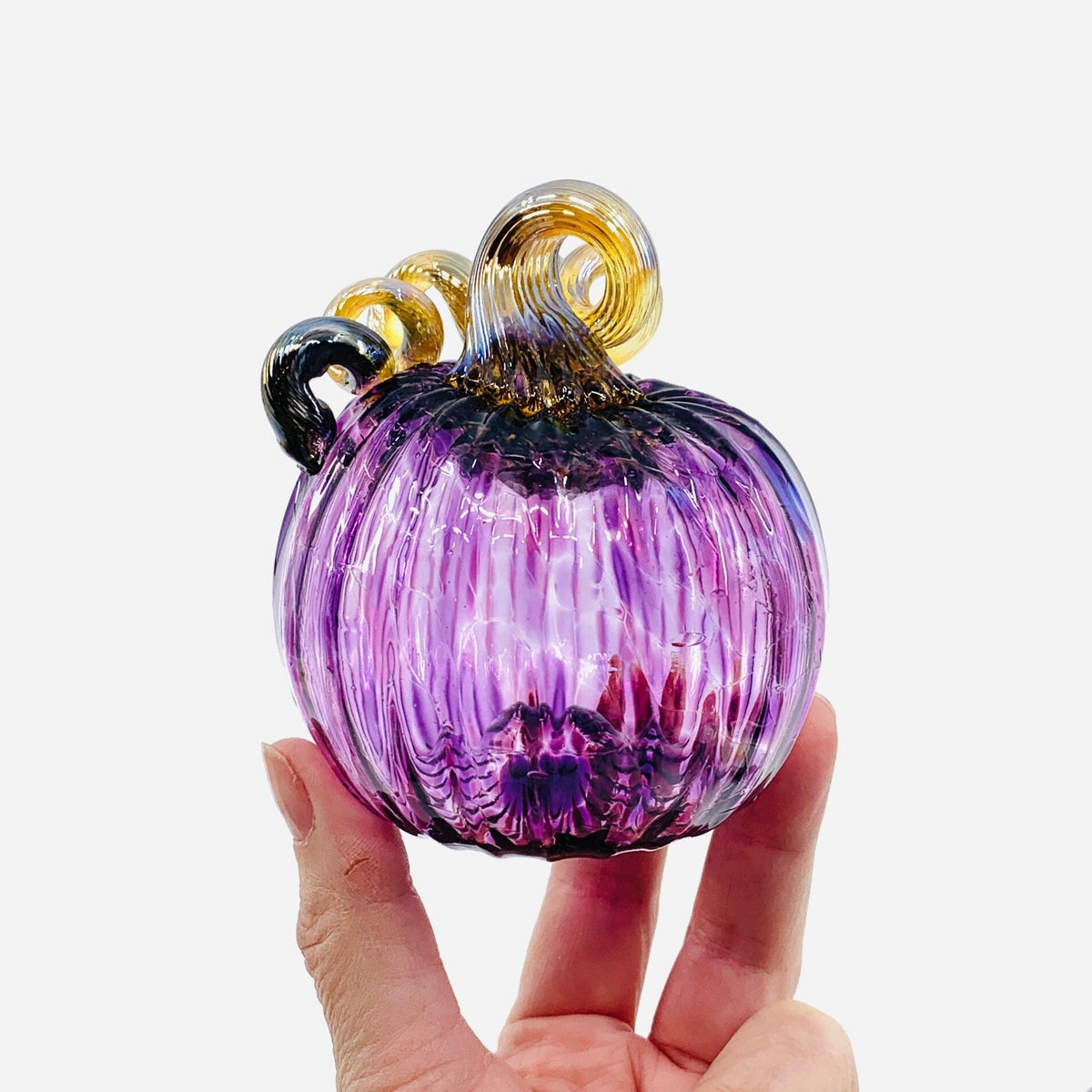 Daily Pumpkin 1678 Mini Daily Pumpkin Luke Adams Glass Blowing Studio 