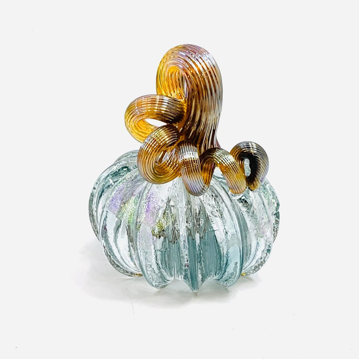 April Birthstone Mini Pumpkin Paperweight, Diamond Pumpkin Kevin 