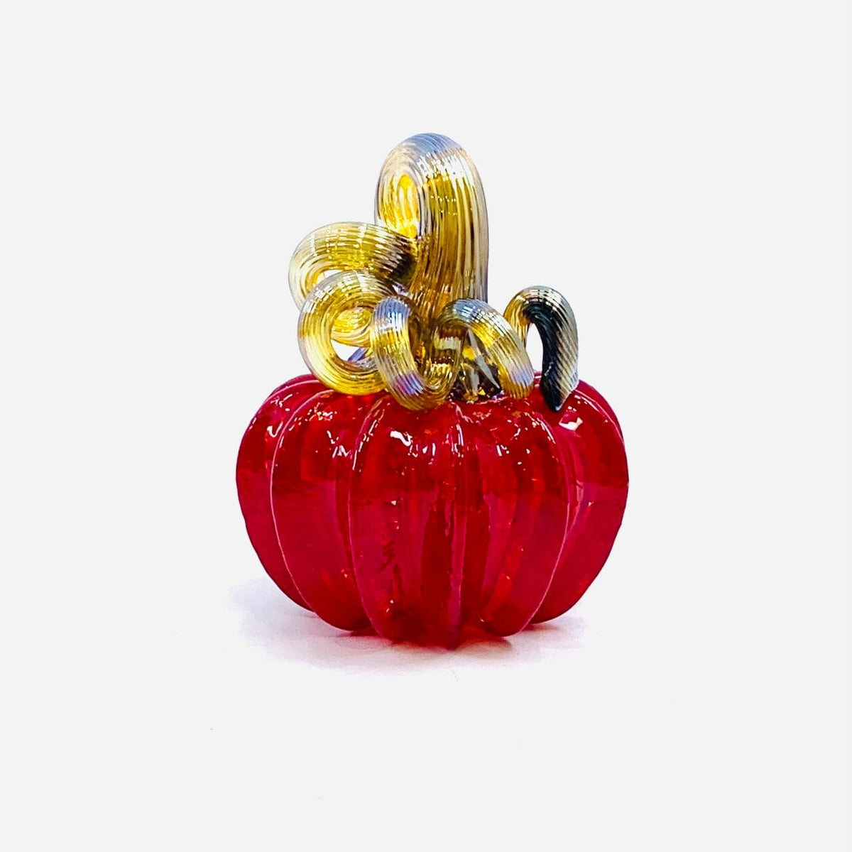 July Birthstone Mini Pumpkin Paperweight, Ruby Production Pumpkin Kevin 