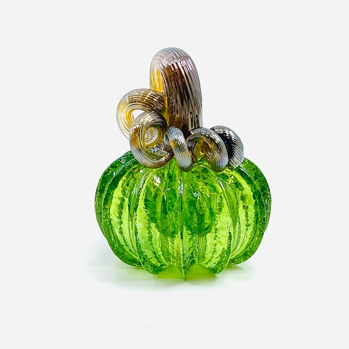 August Birthstone Mini Pumpkin Paperweight, Peridot Production Pumpkin Kevin 