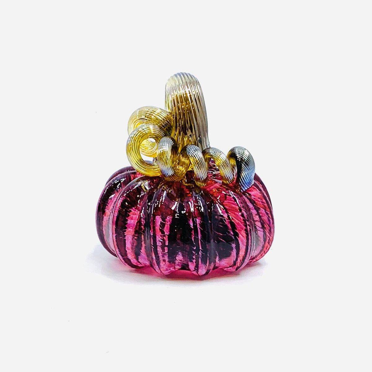October Birthstone Mini Pumpkin Paperweight, Tourmaline Production Pumpkin Kevin 