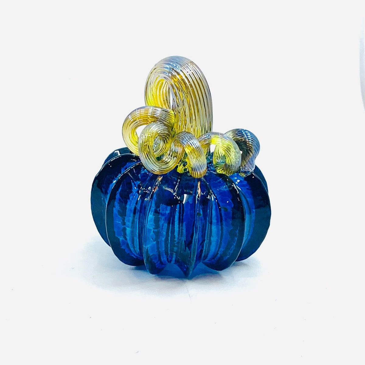 December Birthstone Mini Pumpkin Paperweight, Tanzanite Production Pumpkin Kevin 