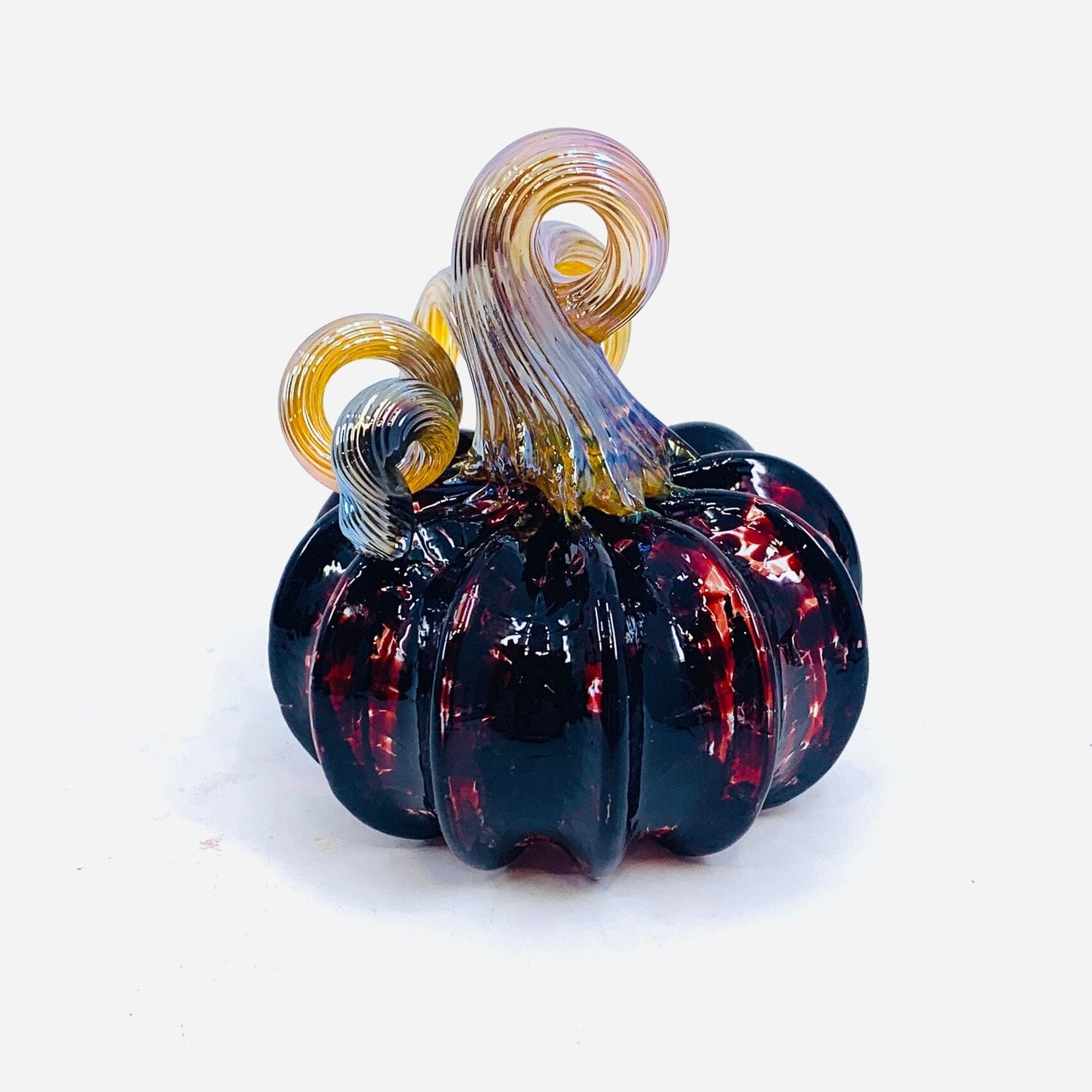January Birthstone Mini Pumpkin Paperweight, Garnet Production Pumpkin Kevin 