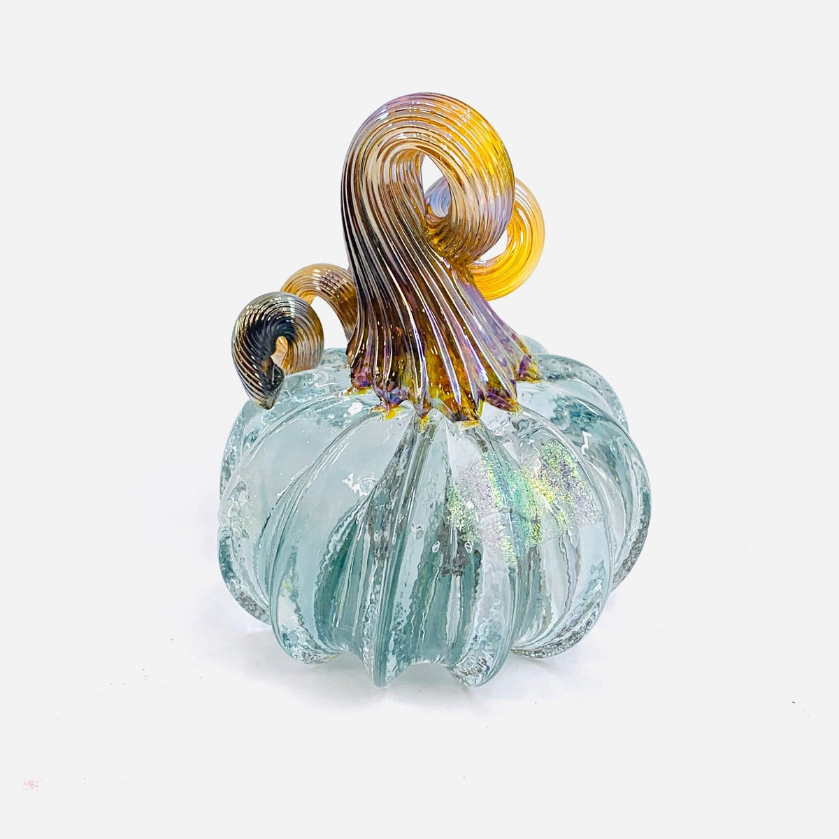 April Birthstone Mini Pumpkin Paperweight, Diamond Pumpkin Kevin 