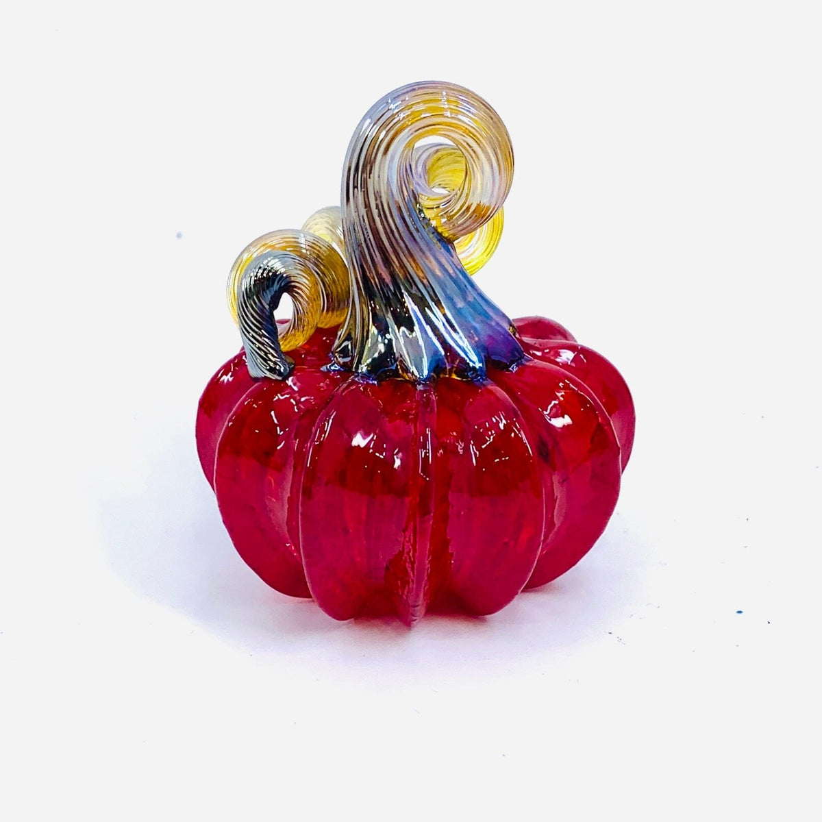 July Birthstone Mini Pumpkin Paperweight, Ruby Production Pumpkin Kevin 