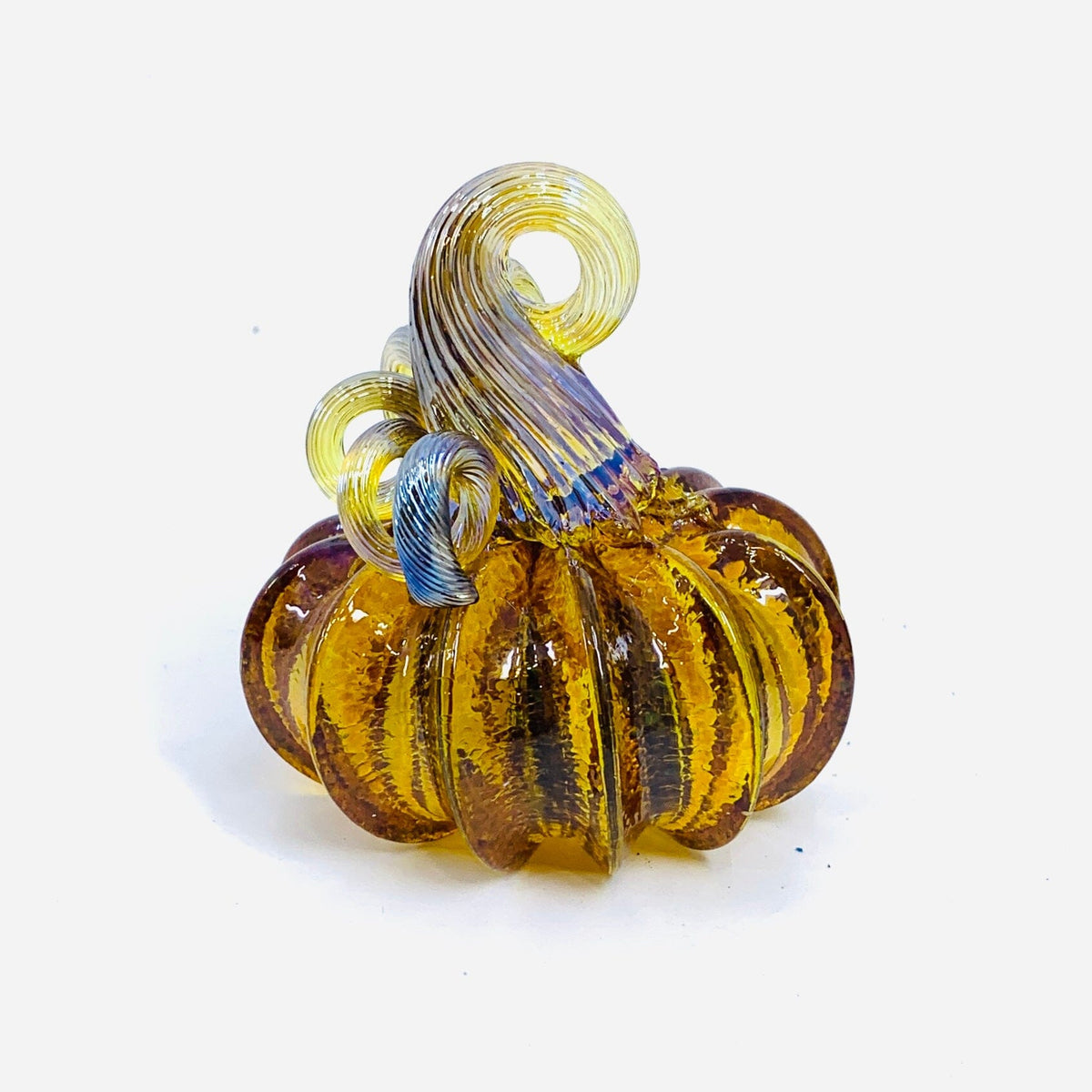 November Birthstone Mini Pumpkin Paperweight , Citrine Production Pumpkin Kevin 