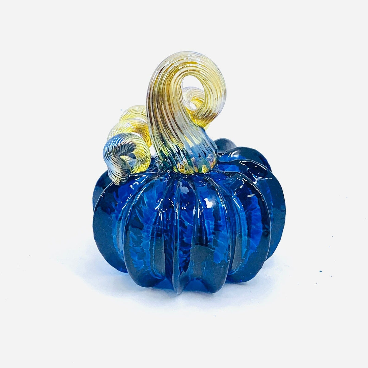 December Birthstone Mini Pumpkin Paperweight, Tanzanite Production Pumpkin Kevin 