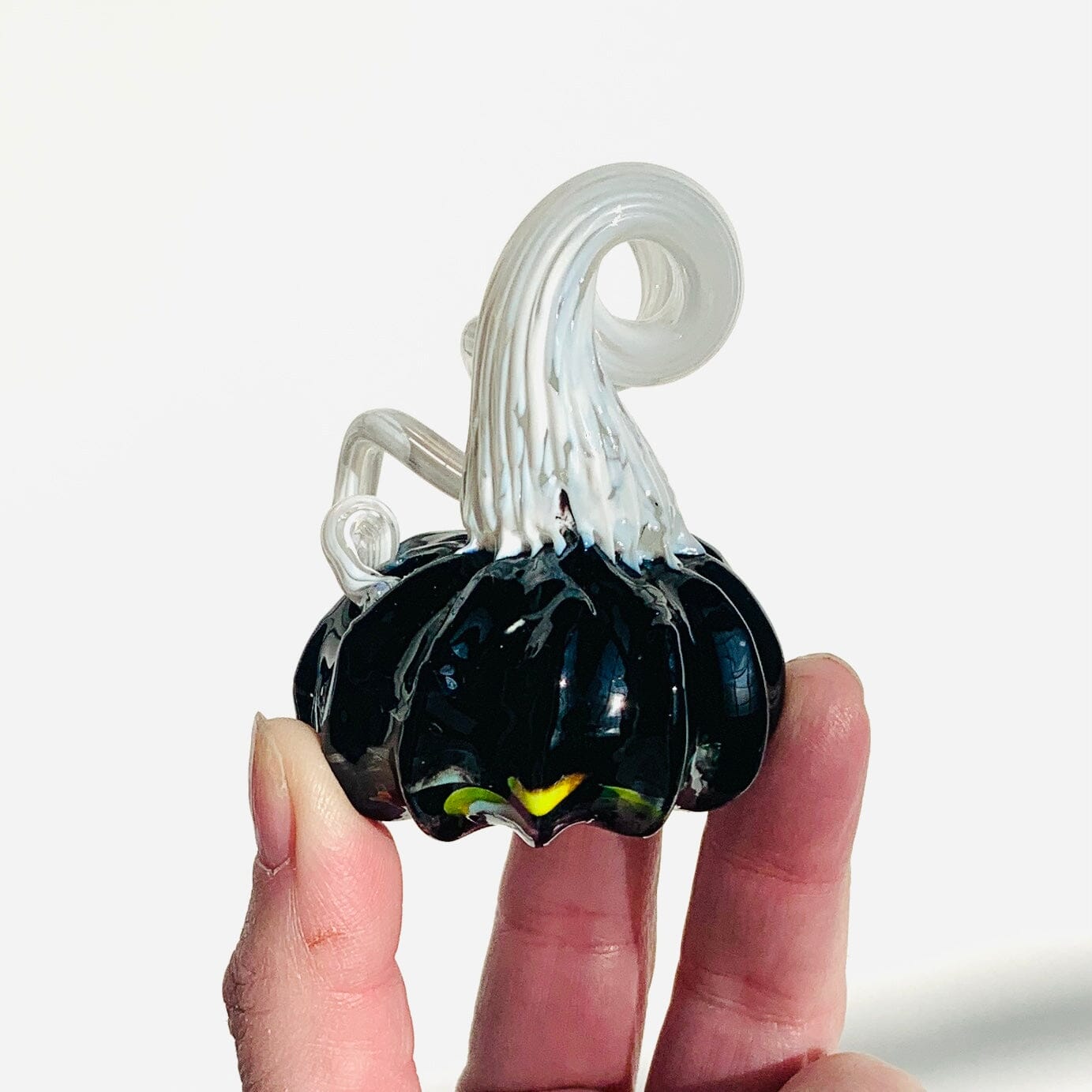 Daily Pumpkin 1691 Mini Paperweight Daily Pumpkin Luke Adams Glass Blowing Studio 