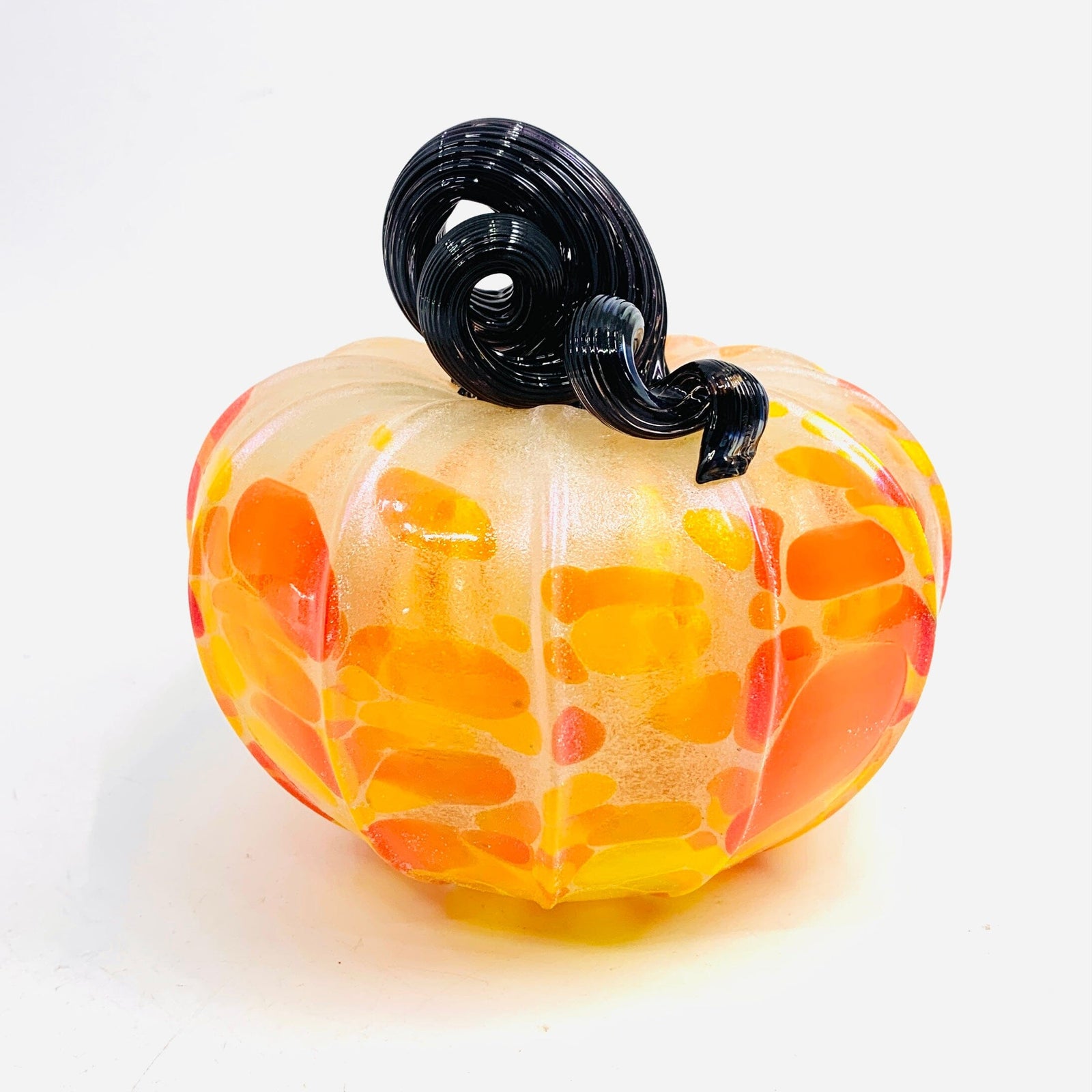 Daily Glow Pumpkin 1718 Squat Daily Pumpkin Luke Adams Glass Blowing Studio 