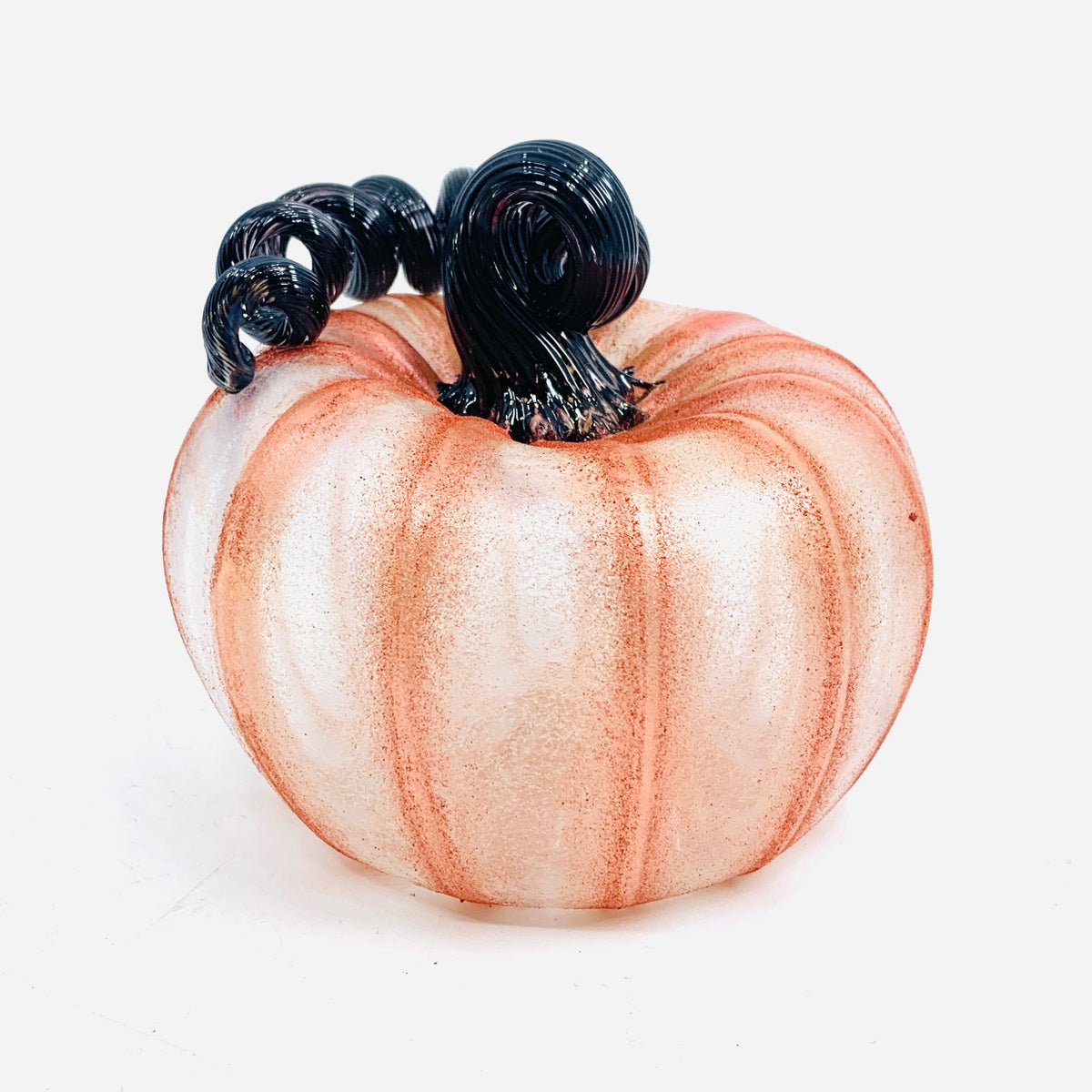 Daily Glow Pumpkin 1724 Shimmer Squat Daily Pumpkin Luke Adams Glass Blowing Studio 