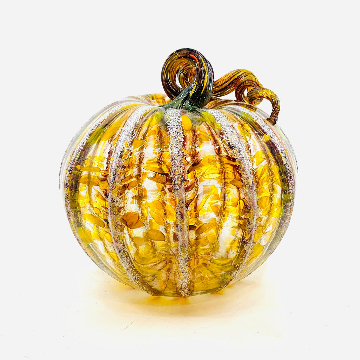 Daily Pumpkin 1729 Large Daily Pumpkin Luke Adams Glass Blowing Studio 