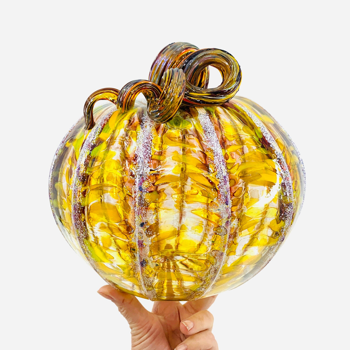 Daily Pumpkin 1729 Large Daily Pumpkin Luke Adams Glass Blowing Studio 