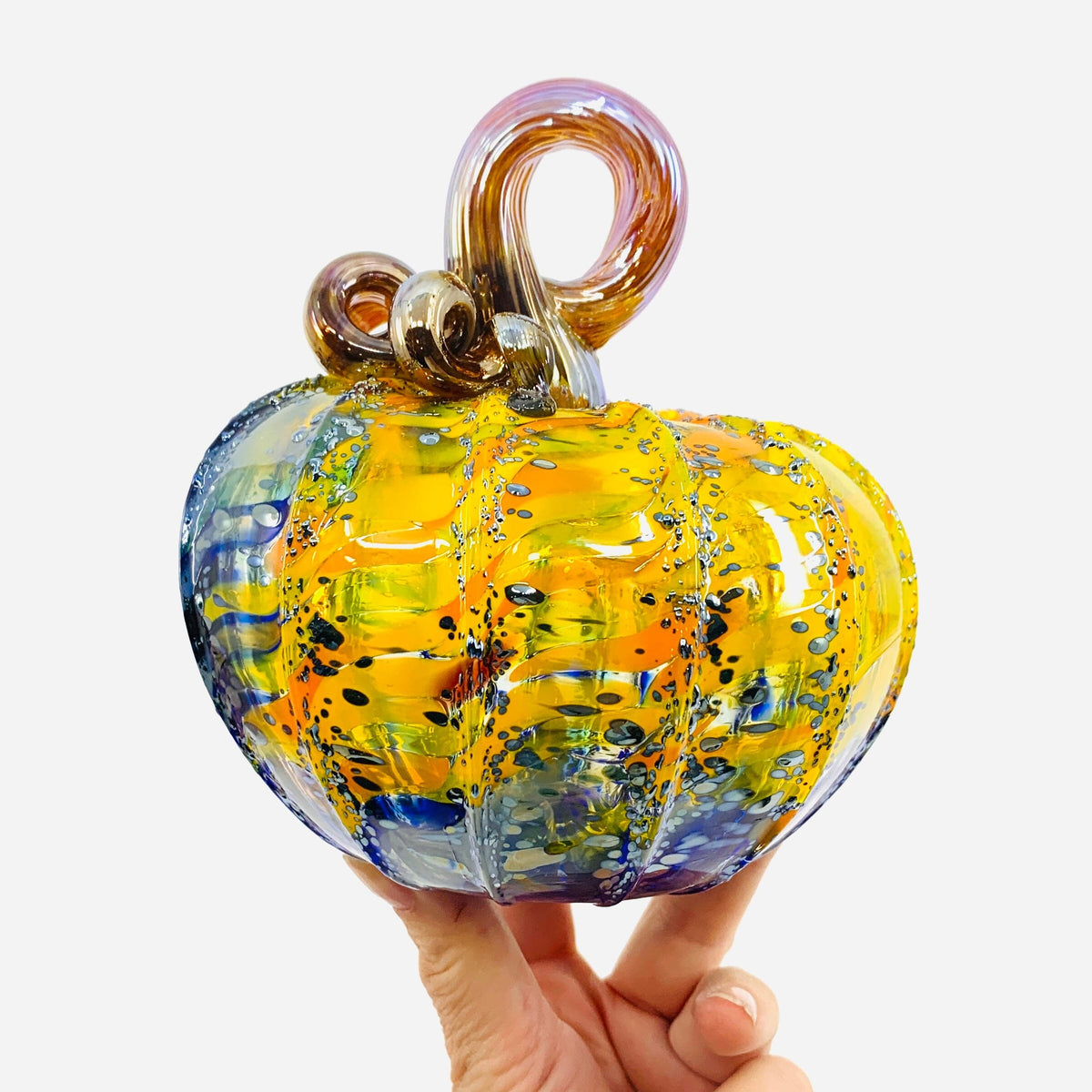 Daily Pumpkin 1738 Oops Squat Daily Pumpkin Luke Adams Glass Blowing Studio 