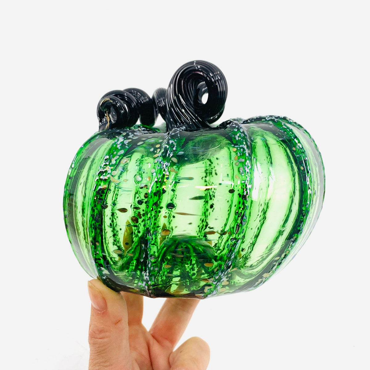 Daily Pumpkin 1739 Oops Squat Daily Pumpkin Luke Adams Glass Blowing Studio 