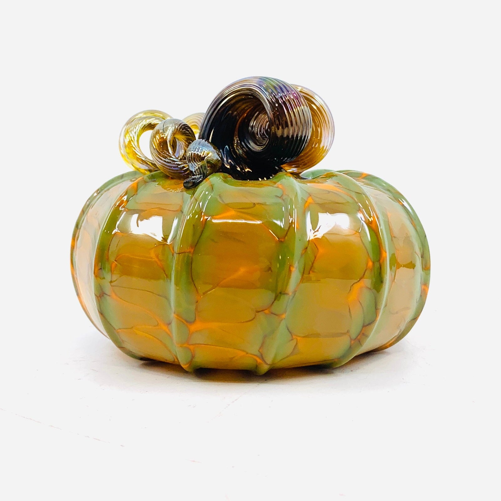Daily Pumpkin 1743 Oops Squat Daily Pumpkin Luke Adams Glass Blowing Studio 