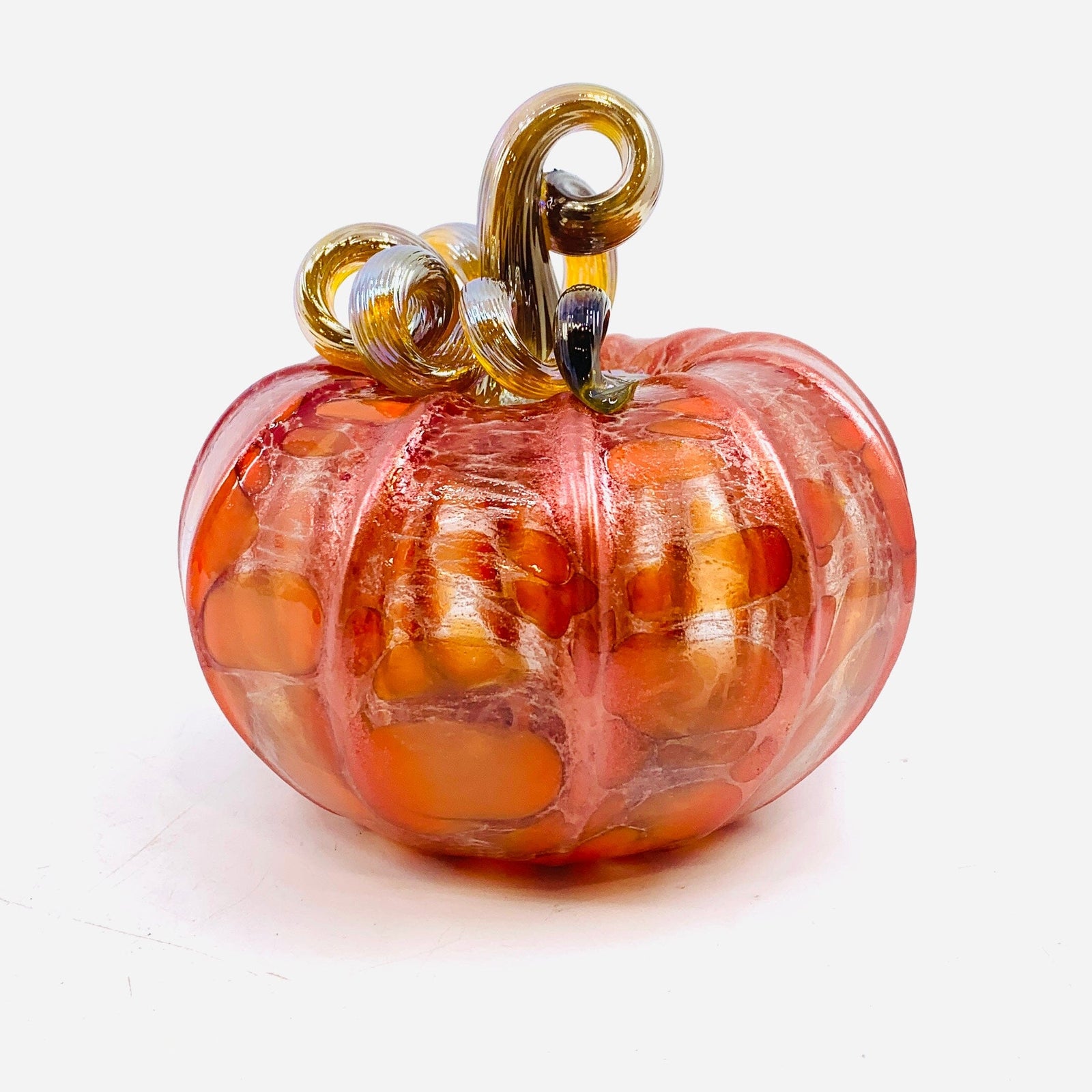 Daily Pumpkin 1748 Shimmer Squat Daily Pumpkin Luke Adams Glass Blowing Studio 