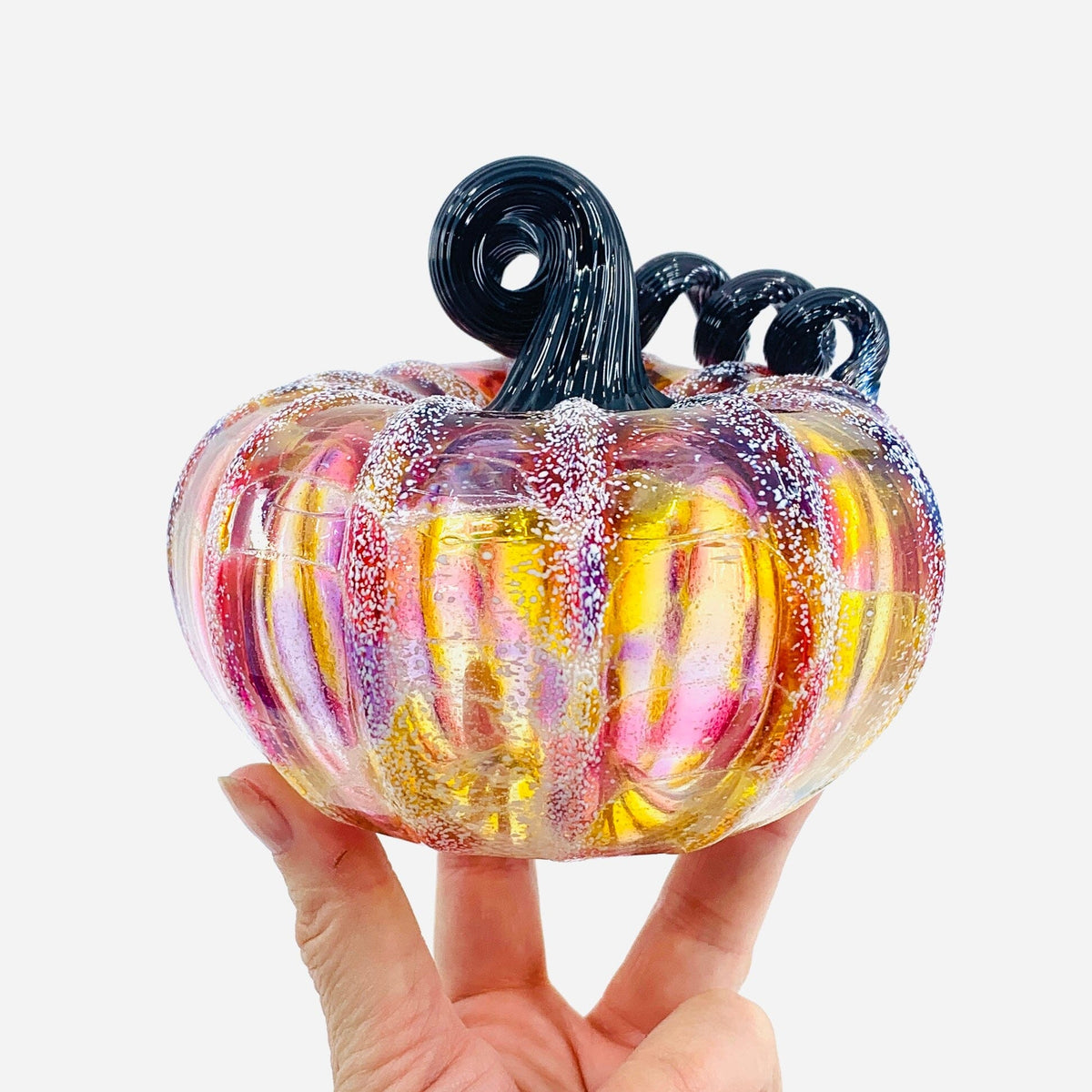 Daily Pumpkin 1754 Squat Daily Pumpkin Luke Adams Glass Blowing Studio 