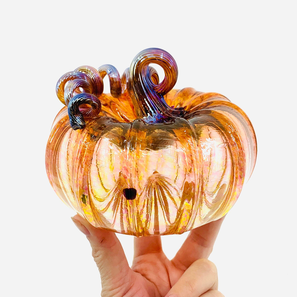 Daily Pumpkin 1759 Squat Daily Pumpkin Luke Adams Glass Blowing Studio 