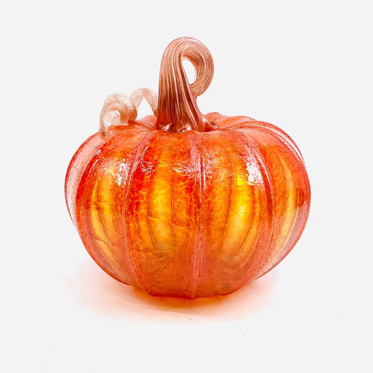 Daily Pumpkin 1761 Shimmer Squat Daily Pumpkin Luke Adams Glass Blowing Studio 